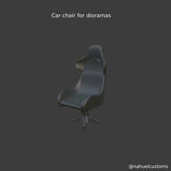 New-Project5-(8).png STL-Datei Rennwagensitz - Stuhl für Dioramen・3D-druckbare Vorlage zum herunterladen