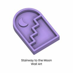 Stairway-Crystal-Shelf.jpg Arte mural Arco, Escalera a la Luna, Estante de cristal