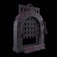 720X720-luriddungeongates-06.jpg Huge Dungeon Gate Set (Multiple Versions including Cave Wall and Castle Portcullis)