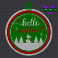 Hello-Winter.png 🎄 ¡48 adornos giratorios para el árbol de Navidad!