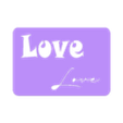 Love Mis3Soles.stl Stencil Love