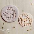 201a-osito.jpg SETX3 CHRISTMAS STAMPS CHRISTMAS STAMPS COOKIE STAMPS COOKIES