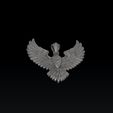 wers5s1fer15er4gf5d54gr55t454tr4tr.jpg Eagle Pendant 3d v4 3D print model