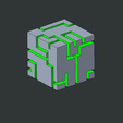 cyber-cube-decor.png Cyber Styled Base 32mm for wargames