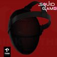squidmask-0.96.jpg MASK- MASK SQUID GAME - SQUID GAME SOLDIER MASK - SQUID GAME SOLDIER MASK FANART (NON FOLDABLE) - COSPLAY - SQUID GAME SOLDIER MASK