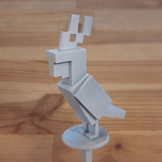 🦜 Minecraft Parrot Figure (most accurate)・Free STL File for ・Cults