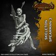 Skeleton-Spearman-3.jpg Skeleton Horde - 16 x 32mm scale skeleton miniatures