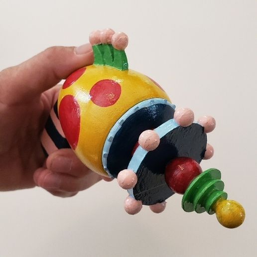 Ray Gun Blaster KKFOS для косплея - Косплей и аксессуары - PLA - изделие 3D-печати - фото 6