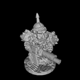 Space-Orq-MG-Picklehaub.png STL file Green Pickelhaube Goblinoid With Big Cannon・3D printing template to download