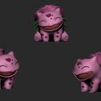 valentines-bulbasaur-2.jpg STL file Pokemon - Bulbasaur Valentines Day・Template to download and 3D print