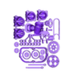 Z_Plate_ALL_PARTS.stl Oscillating Cylinder Motor for LEGO