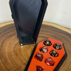 Coffin2.jpeg STL file Coffin Dice Box for Table Top RPGs・3D printing idea to download