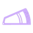 175-pieza fija_lado 1.STL RC Car Winkellehre - 1/10 Setup Tool mit integrierter Skala, 3D-Druckbar (STL)