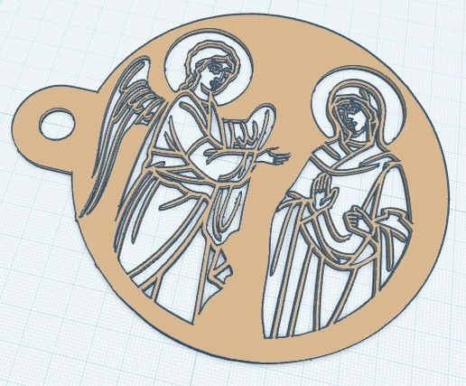 Blagovesti  - Šablon za slavsko Zito