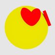HearteyeV2.jpg Hearteye Emoji 3D Model