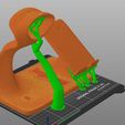 Model_10_Slicer_1.jpg HEADPHONE STAND WITH PHONE STAND - Model 2 - 2 Versions