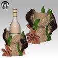Sea-Turtle-Holder.jpg Sea Turtle Dice Tower - Wine Holder - Container - Decor