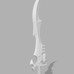 DE sword.jpg STL-Datei Dark Eldar Drukhari Sword Prop herunterladen • Objekt zum 3D-Drucken, gwarsh41