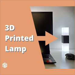 square lamp image.png Fichier 3D gratuit Lampe carrée・Design pour imprimante 3D à télécharger