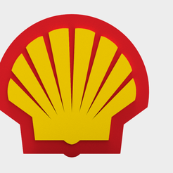 shell-logo-01.png STL file Shell logos 1 & 2・3D printer design to download