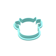 Baby-Cow-Face-1.png Cow Cookie Cutter | STL File