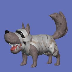 IMG_5120.jpeg Archivo STL Metal slug Mummy dog perro momia・Modelo para descargar e imprimir en 3D