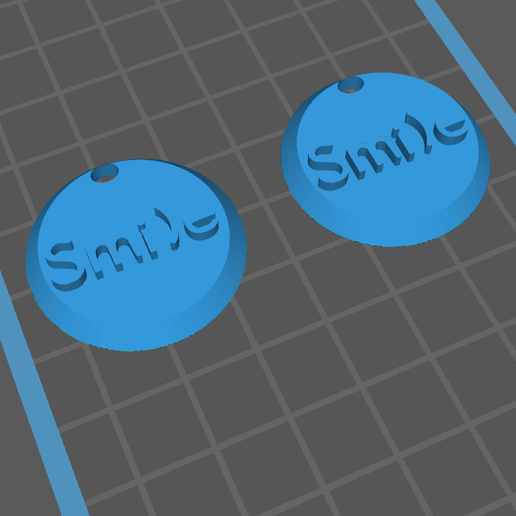 smile earrings - 3D model önizlemesi