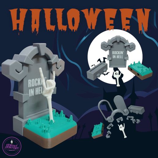 STL file Rockin in hell