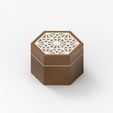 Kumiko_Hexagon_Box_60_Rend.jpg Kumiko Box Hexagon decorative ring box gift box