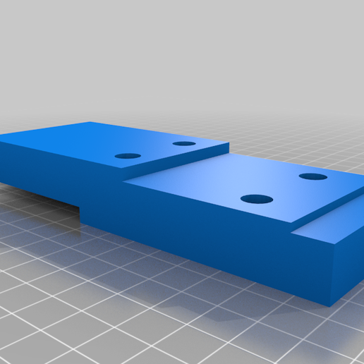 Under counter slide mount 3D model