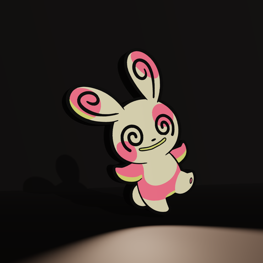 Pokemon Hoenn Shiny Spinda #327 LED Lightbox / Night Light