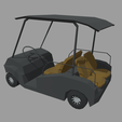 Low_Poly_Golfing_Car_Render_02.png Low Poly golf cart // Design 01