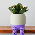 free-8.png Flexi Multiparts planter / without supports / 3mf included