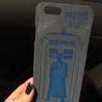 Doctorwhocase.jpg Doctor Who Iphone 6 case - dual extrusion