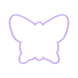 mariposa 7cm cortador.stl Cortante para galletas Mariposa