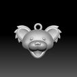BEARD-FACE_6.jpg Cartoon beard keychain 3D model STL FOR D PRINTING