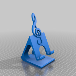 Treble_Clef_Phone_Holder_Stand.png Treble Clef Phone Holder Stand