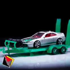 095_Cars_Trailer_095.jpg STL file Car Trailer 1/64 Scale (Separated Files)・Model to download and 3D print