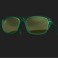 03.JPG STL file Eye Glasses - model A1 - FDM & SLS・3D printer design to download