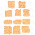 1-2.jpg Father’s Day lettering cookie cutter set of 11
