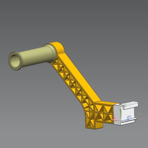 Ersatzspulenhalter O H N E Kugellager für Ender 3 und Vyper 3D model