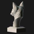 4.jpg Sphynx Cat Sculpted -  NO SUPPORTS