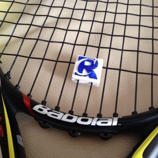 Free STL file Tennis String Vibration Dampener with your LOGO!・3D print