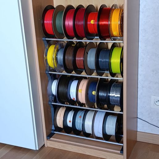 Filament spool rack 3D model