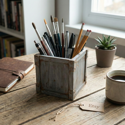 Counter Strike Wooden Crate STL – Classic Counter Strike Box – Game Prop Container