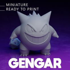 Thumb_1080_Gengar.jpg Gengar - Pokémon - 3D Ready to Print