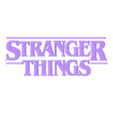 Topper Stranger Things.stl Stranger Things Topper (2 colors)