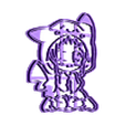 PK 1.stl Free STL file PIKACHU - COOKIE CUTTER ANIME - CHIBI COSTUME・Design to download and 3D print