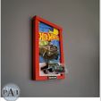 002.jpg 3D file CARDED HOT WHEELS DISPLAY - WALL MOUNT & DESKTOP・3D printer design to download