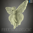 2.png moth 3D STL Model for CNC Router Engraver Carving Machine Relief Artcam Aspire cnc files, Wall Decoration